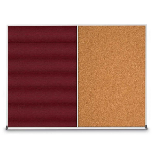 Triple Door Radius Corkboard, 96"X48", B